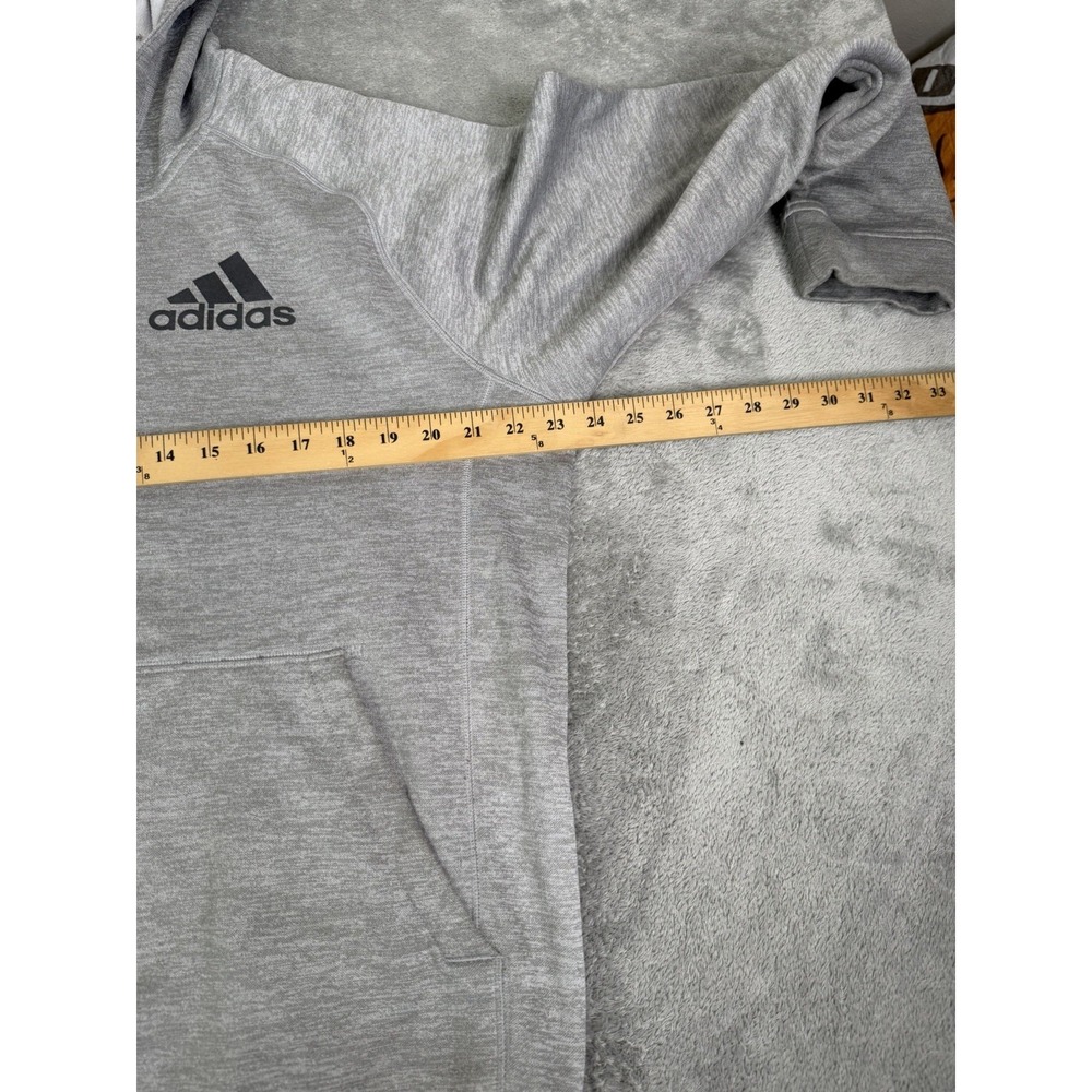 Adidas Climawarm Pullover Hoodie Men's Size Large Gray - Picture 8 of 10